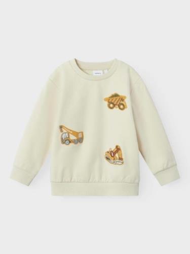 NAME IT Sweatshirt 'NMMNICE'  beige / brun / karamel