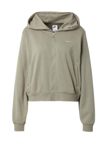 Nike Sportswear Sweatjakke  khaki / hvid