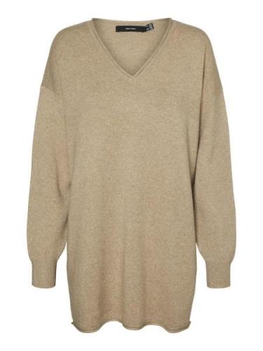 VERO MODA Pullover 'VMGOLD'  beige