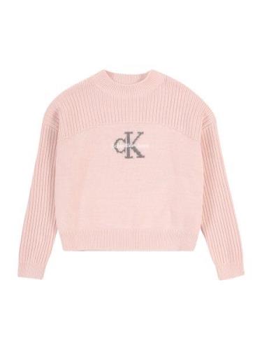 Calvin Klein Jeans Pullover  mørkegrå / rosé / hvid