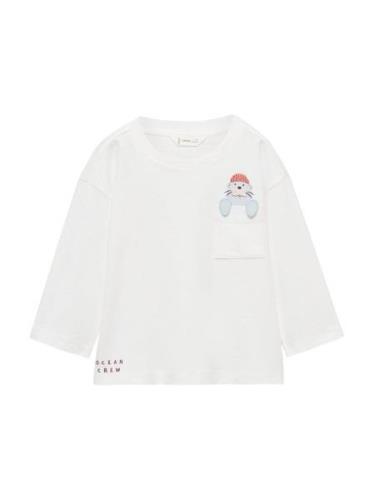 MANGO KIDS Shirts 'FOCA'  ecru / lyseblå / koral / sort