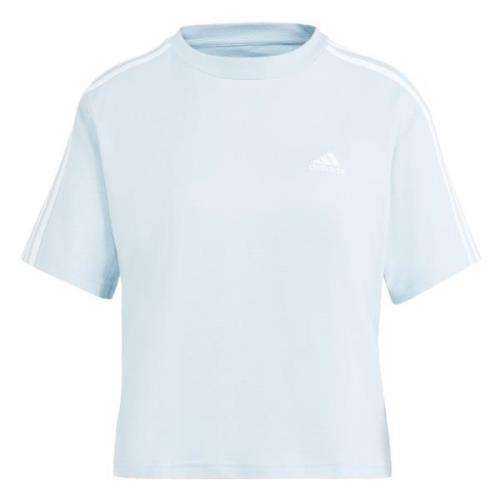 ADIDAS SPORTSWEAR Funktionsbluse 'Essentials 3-Stripes'  lyseblå / hvi...