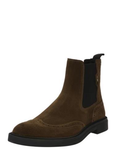 BOSS Chelsea Boots 'Calev'  oliven / sort