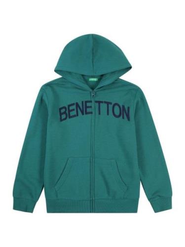 UNITED COLORS OF BENETTON Sweatjakke  navy / grøn