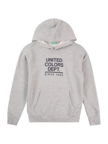 UNITED COLORS OF BENETTON Sweatshirt  grå / sort