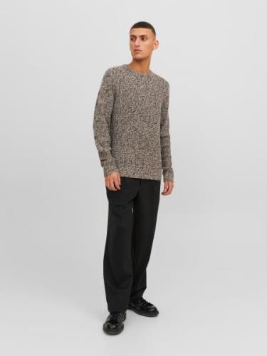 JACK & JONES Pullover  brun / lysebrun