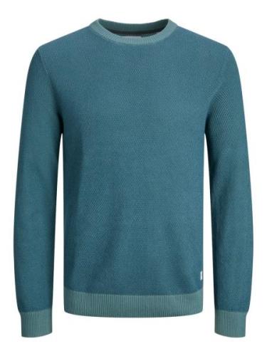 JACK & JONES Pullover 'JJEGlobe'  cyanblå