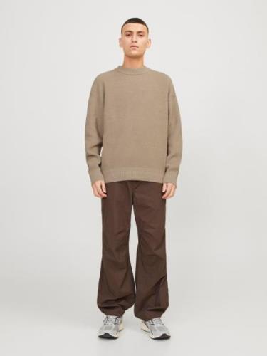 JACK & JONES Pullover 'JCOOUTDOOR'  mørkebeige