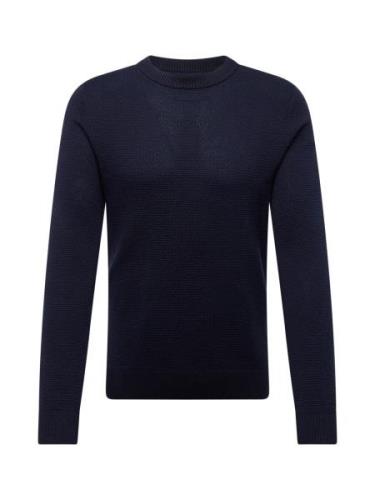 JACK & JONES Pullover 'JJEGlobe'  mørkeblå