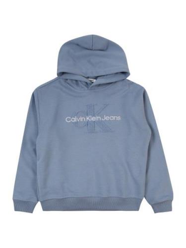 Calvin Klein Jeans Sweatshirt  røgblå / dueblå / hvid