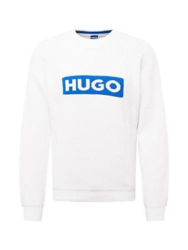 HUGO Pullover 'Seylo'  blå / hvid