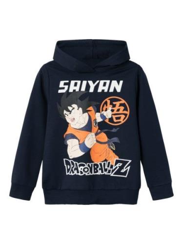 NAME IT Sweatshirt 'Dragonball'  navy / mandarin / sort / hvid