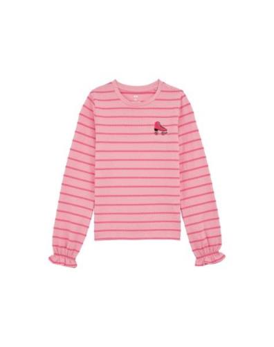 WE Fashion Bluser & t-shirts  lysegrå / pink / sort