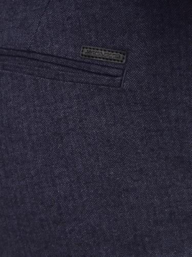 JACK & JONES Lærredsbukser 'JHWKANE JJLOUIS'  navy