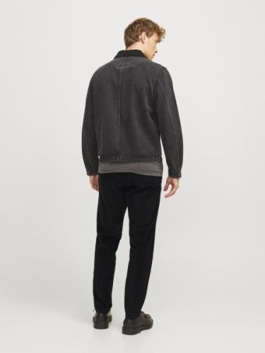 JACK & JONES Lærredsbukser  sort