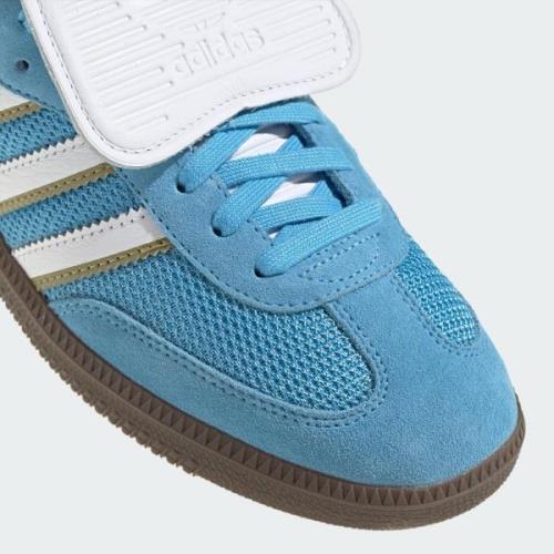 ADIDAS ORIGINALS Sneaker low 'Samba'  blå / hvid