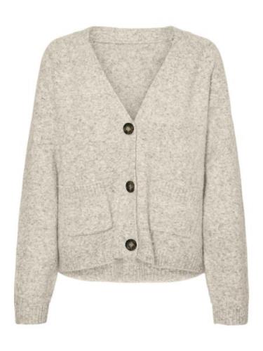 VERO MODA Cardigan 'VMBoom'  beige-meleret