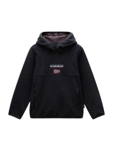 NAPAPIJRI Sweatshirt 'GONZEN'  navy / lysegrå / rød / sort