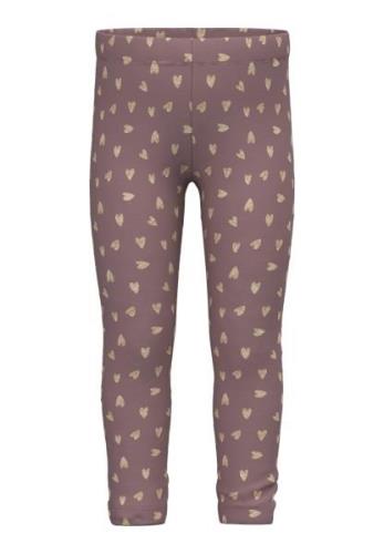 NAME IT Leggings 'NMFTavina'  guld / lysviolet