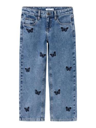 NAME IT Jeans  blue denim / sort