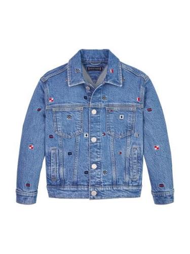 TOMMY HILFIGER Overgangsjakke  navy / blue denim / rød / hvid