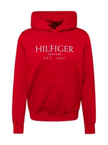 TOMMY HILFIGER Sweatshirt  rød / hvid