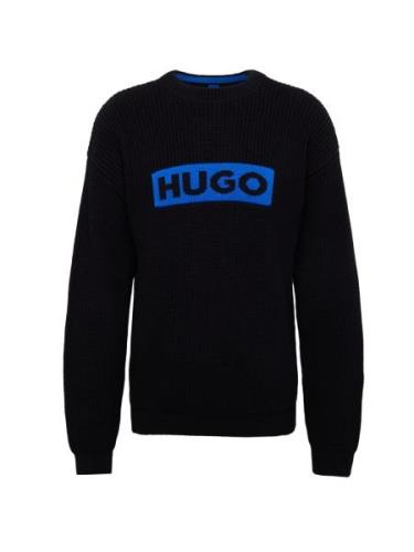 HUGO Pullover 'Seylo'  royalblå / sort