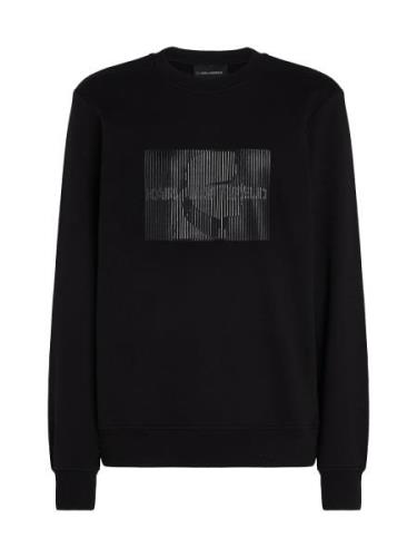 Karl Lagerfeld Sweatshirt  grå / sort