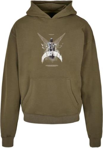 MJ Gonzales Sweatshirt  mørkegrå / khaki / hvid