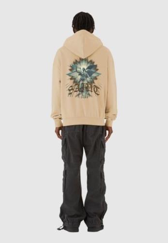 MJ Gonzales Sweatshirt 'Saint'  beige / pastelblå / hvid