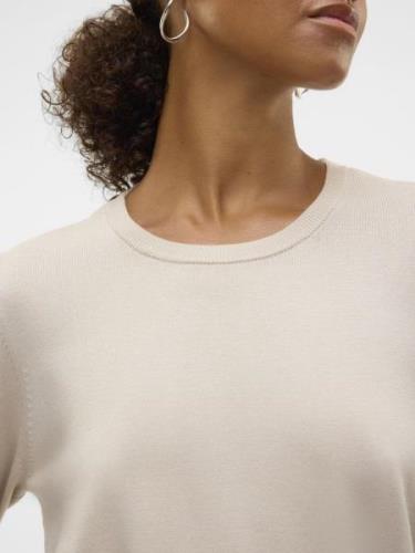 VERO MODA Pullover 'VMSilje'  lysebeige