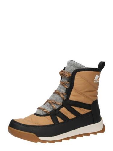 SOREL Snowboots 'WHITNEY II'  lysebrun / grå-meleret / sort