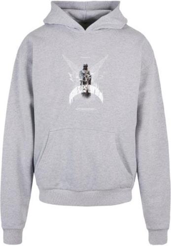 MJ Gonzales Sweatshirt 'Higher than heaven'  brun / grå-meleret / hvid