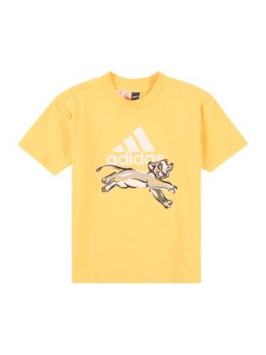 ADIDAS SPORTSWEAR Funktionsskjorte  citron / greige / sort / hvid