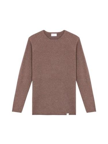 NOWADAYS Pullover 'Honeycomb'  brun