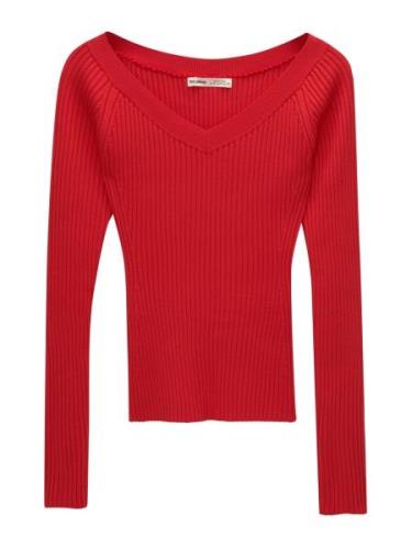 Pull&Bear Pullover  knaldrød