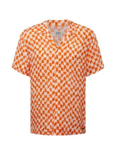 SCOTCH & SODA Skjorte  orange / hummer / hvid