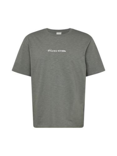 Filling Pieces Bluser & t-shirts 'Chrome'  grå-meleret / hvid