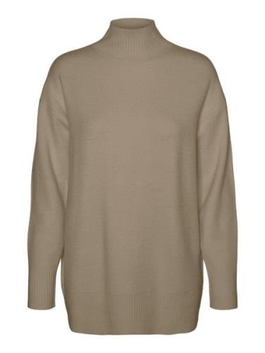 VERO MODA Pullover 'VMGold'  lysebrun