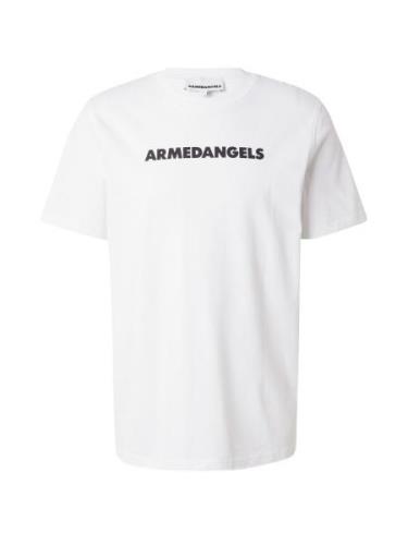 ARMEDANGELS Bluser & t-shirts 'TAALU'  sort / hvid