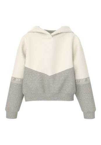 NAME IT Sweatshirt 'NKFNOLI'  grå-meleret / offwhite