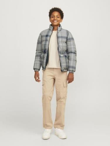 Jack & Jones Junior Overgangsjakke  lysebeige / navy / antracit