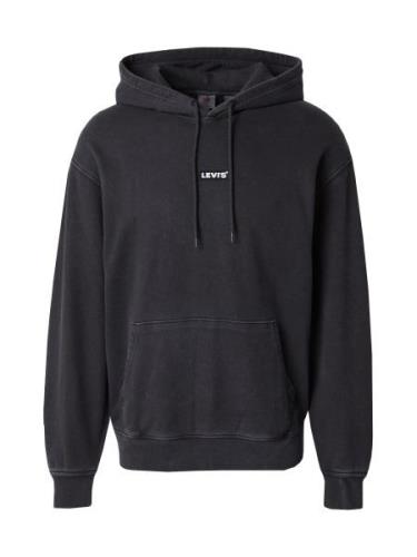 LEVI'S ® Sweatshirt  black denim / hvid