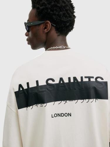 AllSaints Bluser & t-shirts 'REDACT'  sort / hvid