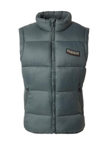 NAPAPIJRI Vest 'SUOMI'  gran / hvid