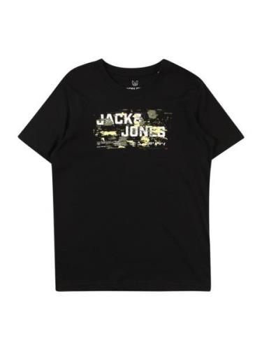 Jack & Jones Junior Shirts  lysegul / khaki / sort / hvid