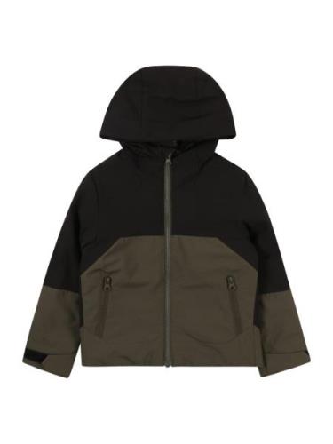 Jack & Jones Junior Overgangsjakke 'JCOAIDEN'  gran / sort