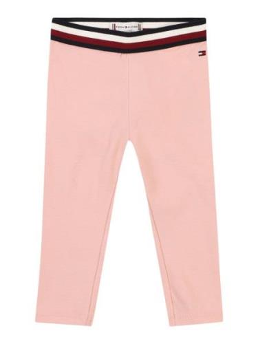 TOMMY HILFIGER Leggings  natblå / rosé / burgunder