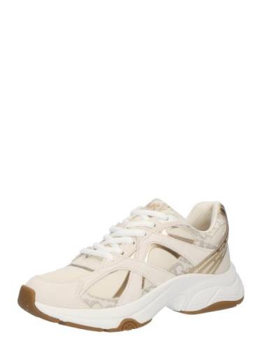 MICHAEL Michael Kors Sneaker low 'LEO'  beige / creme / guld / hvid