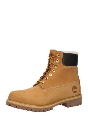 TIMBERLAND Snørestøvler  karamel / sort